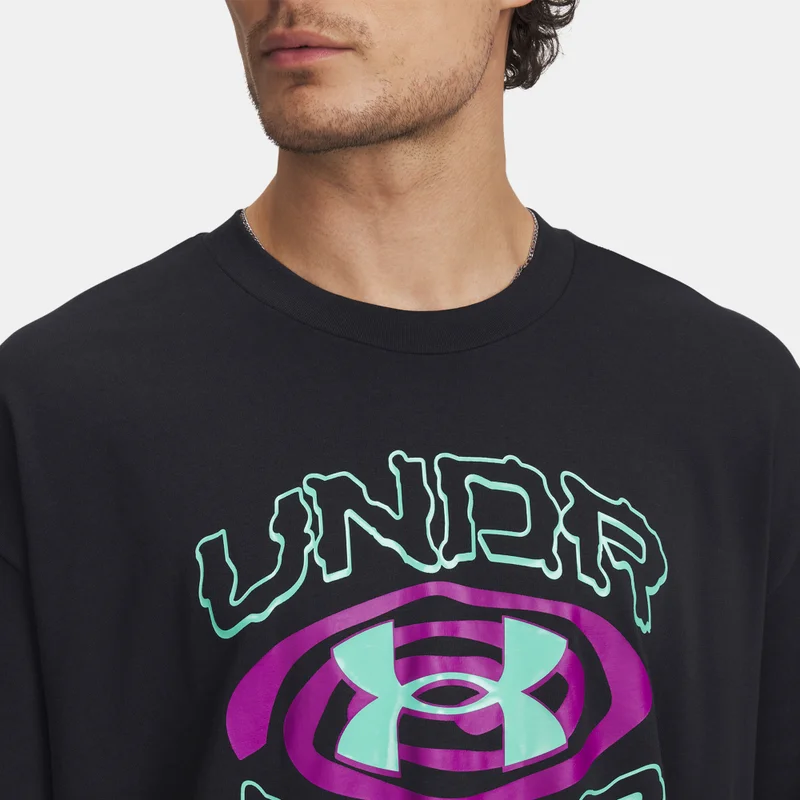 UNDER ARMOUR Men's Heavyweight Hoops Hoopnotic T-Shirt